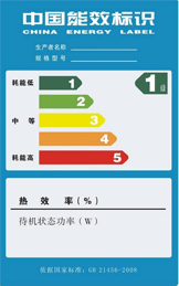 空调能效等级标识
